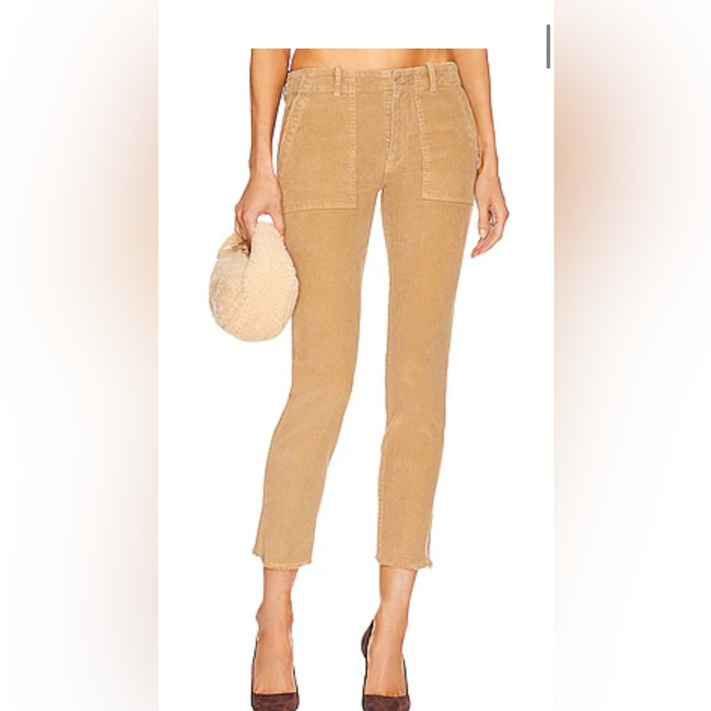 Nili Lotan, Khaki Jenna corduroy ankle pant, size 4, never worn